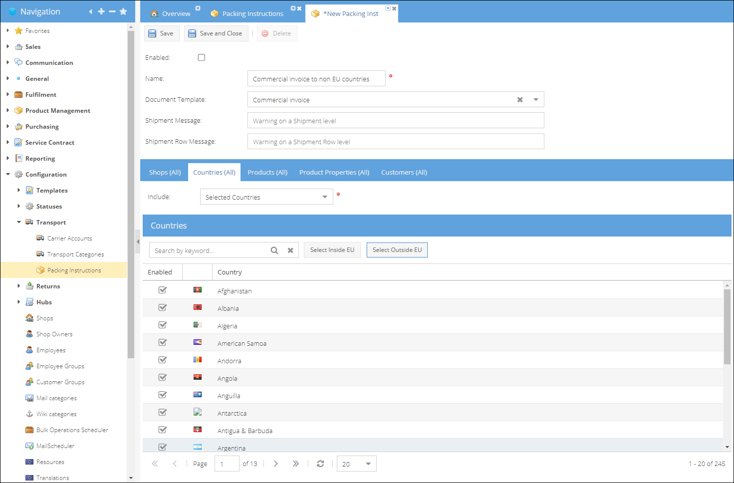 create-packing-instruction-countries